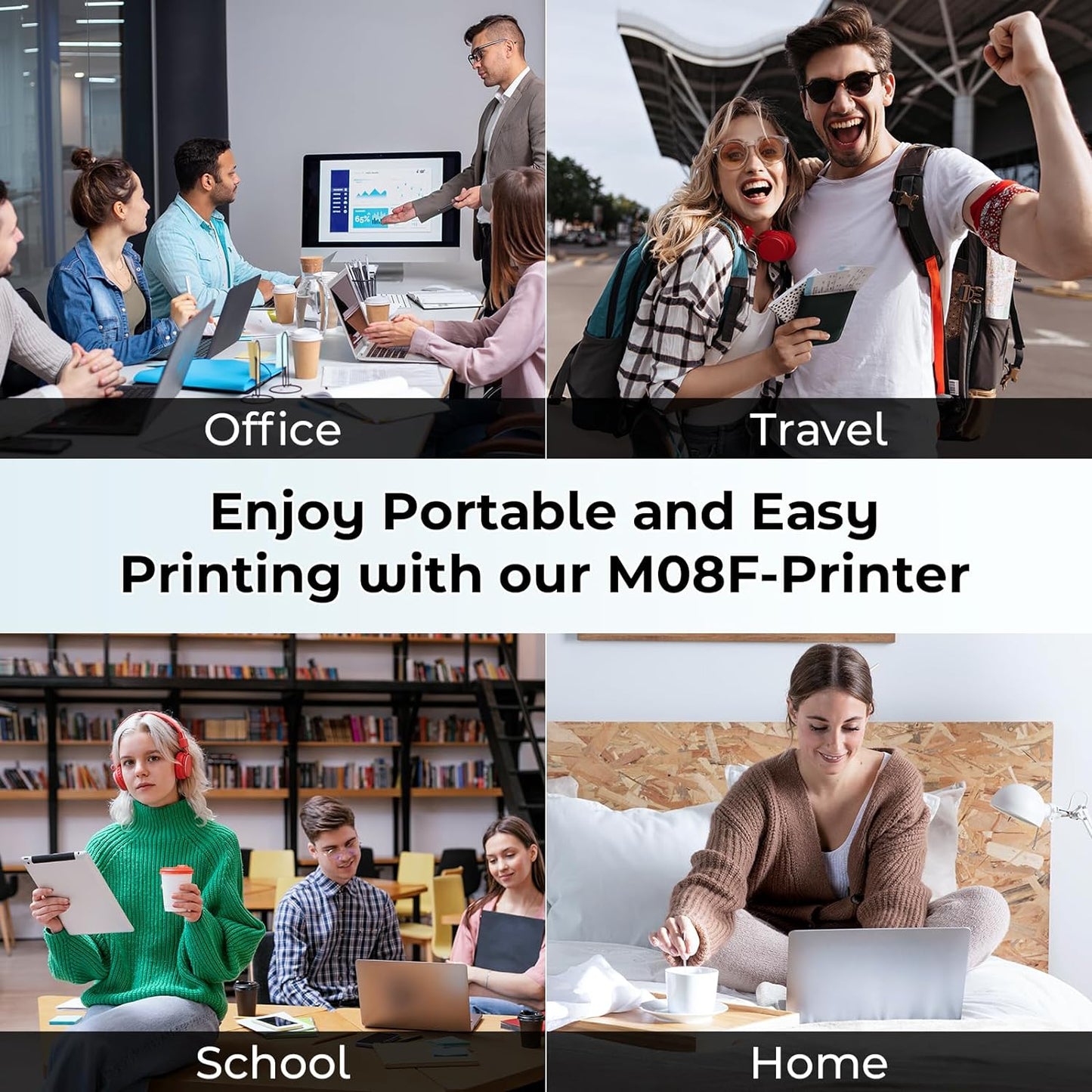 Portable Printer Wireless for Travel